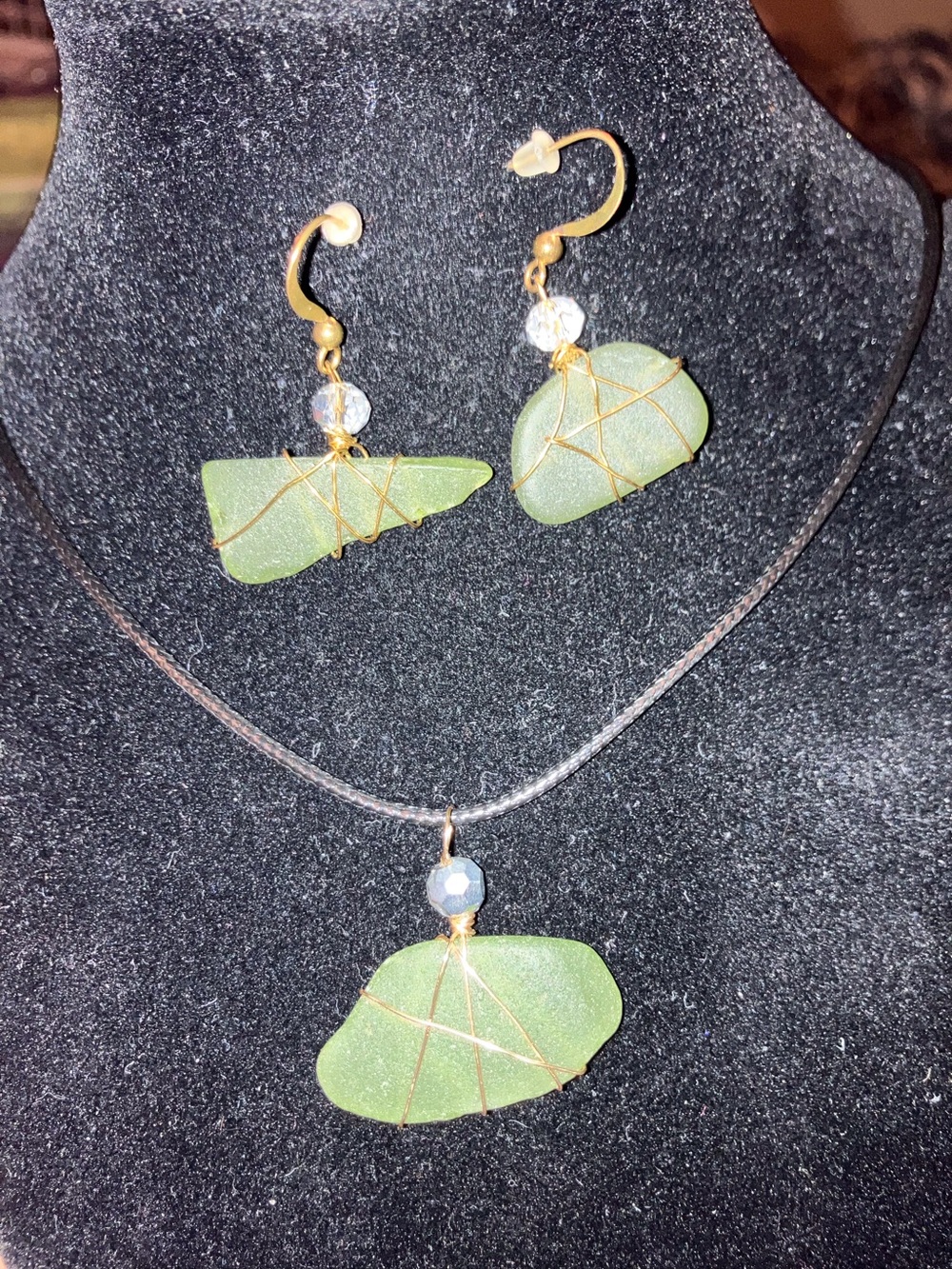 #151 handmade seaglass set